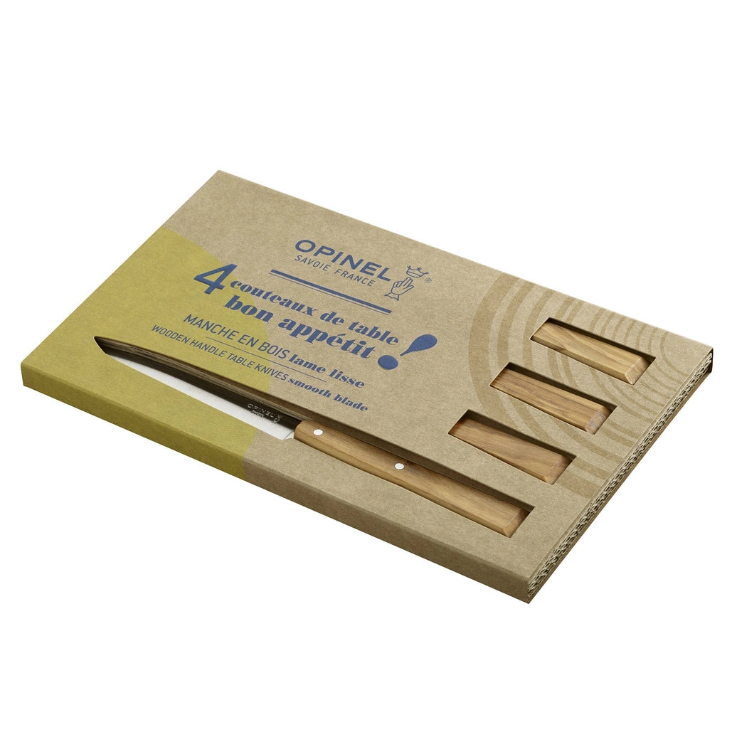 Opinel Bon Appetit Table Knives - Set of 4