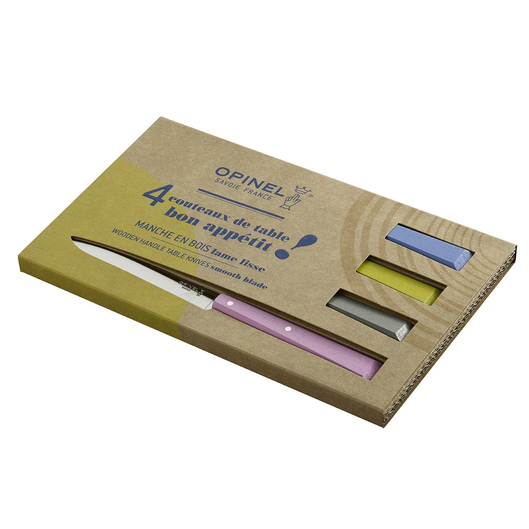 Opinel Bon Appetit Table Knives - Set of 4