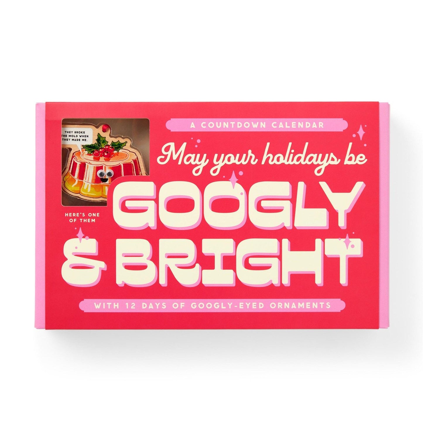 Googly & Bright Holiday Ornament Countdown Calendar (Brass Brass Monkey)