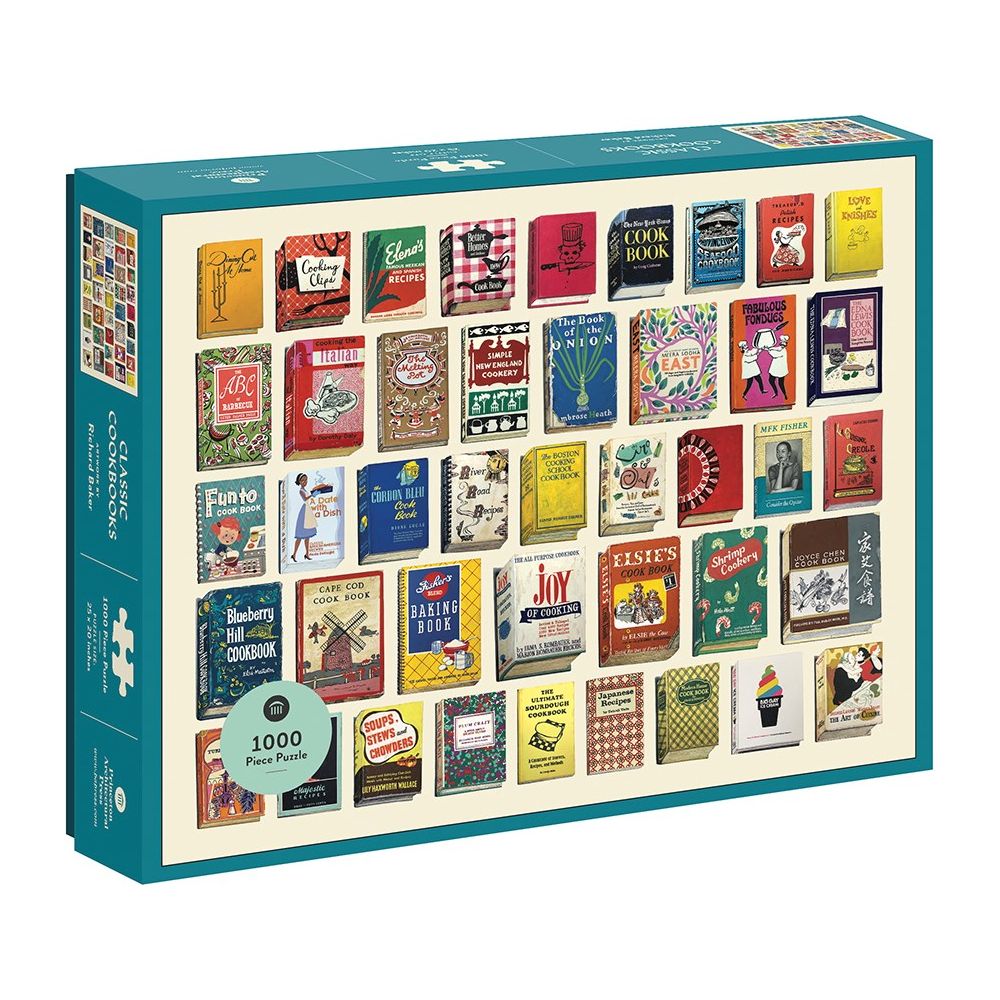 Classic Cookbooks: 1000 Piece Puzzle