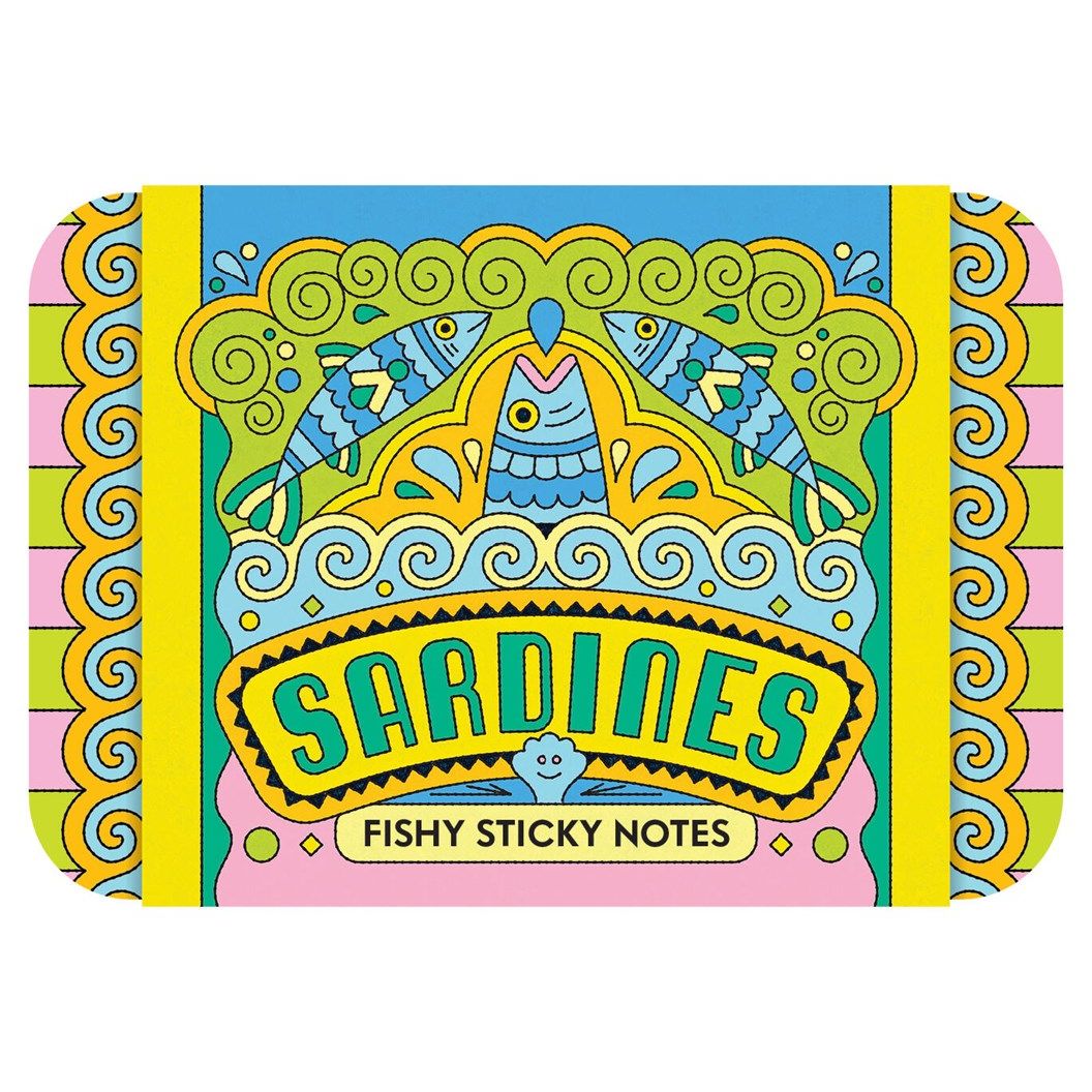 Sardines Fishy Sticky Notes