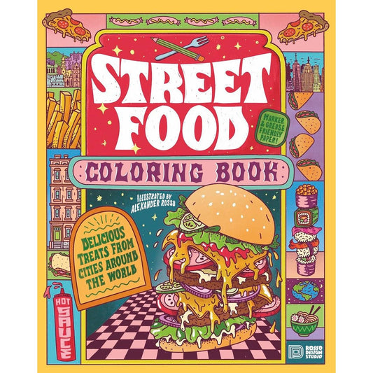 Street Food Coloring Book (Alexander Rosso)