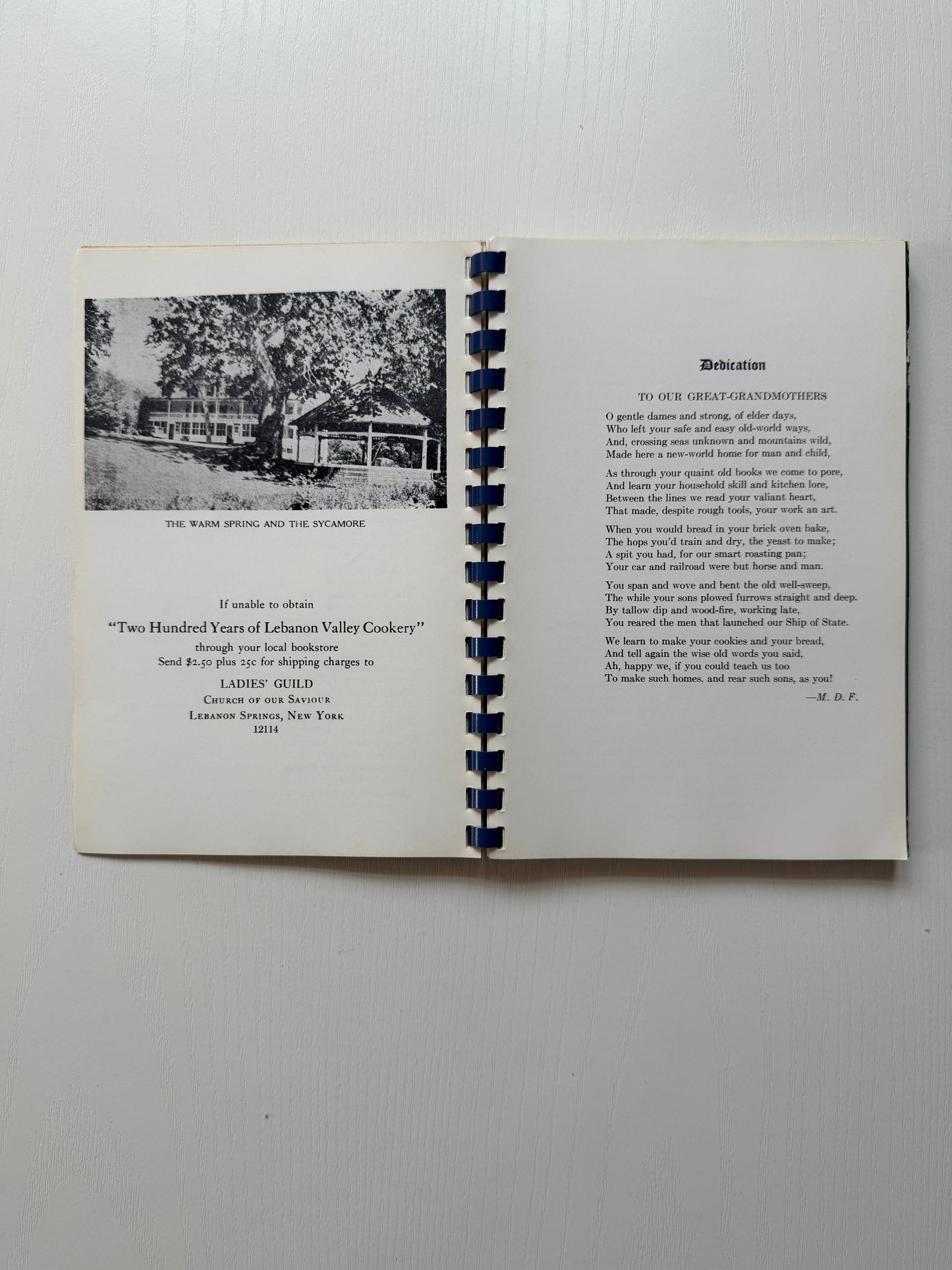 Community Cookbook: 200 Years of Lebanon Valley Cookery (Ladies' Guild, Church of Our Saviour)