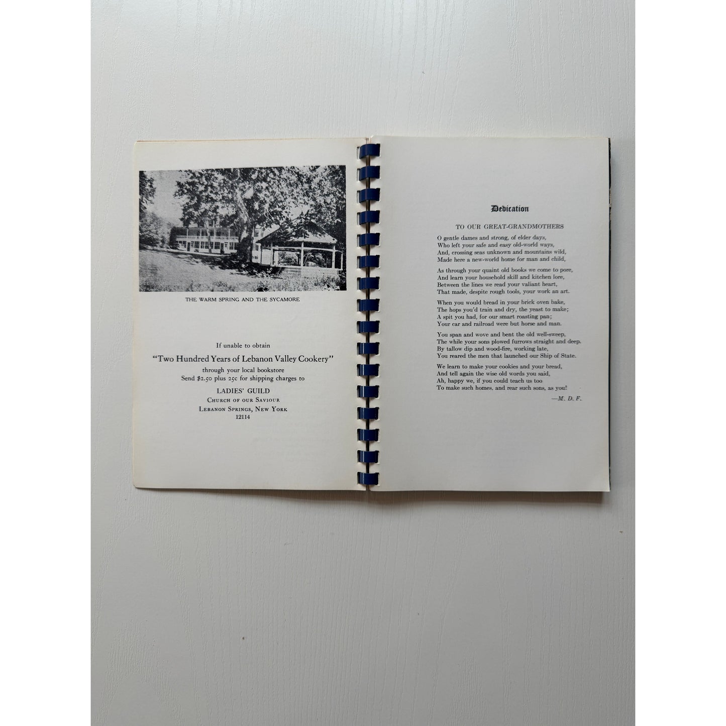 Community Cookbook: 200 Years of Lebanon Valley Cookery (Ladies' Guild, Church of Our Saviour)