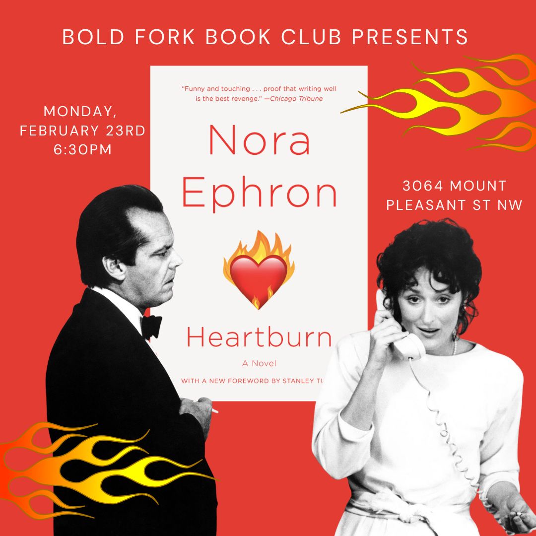 February 2026 Book Club: HEARTBURN by Nora Ephron