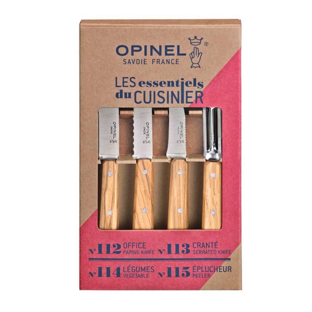 Opinel "Les Essentiels" Small Kitchen Knife Set