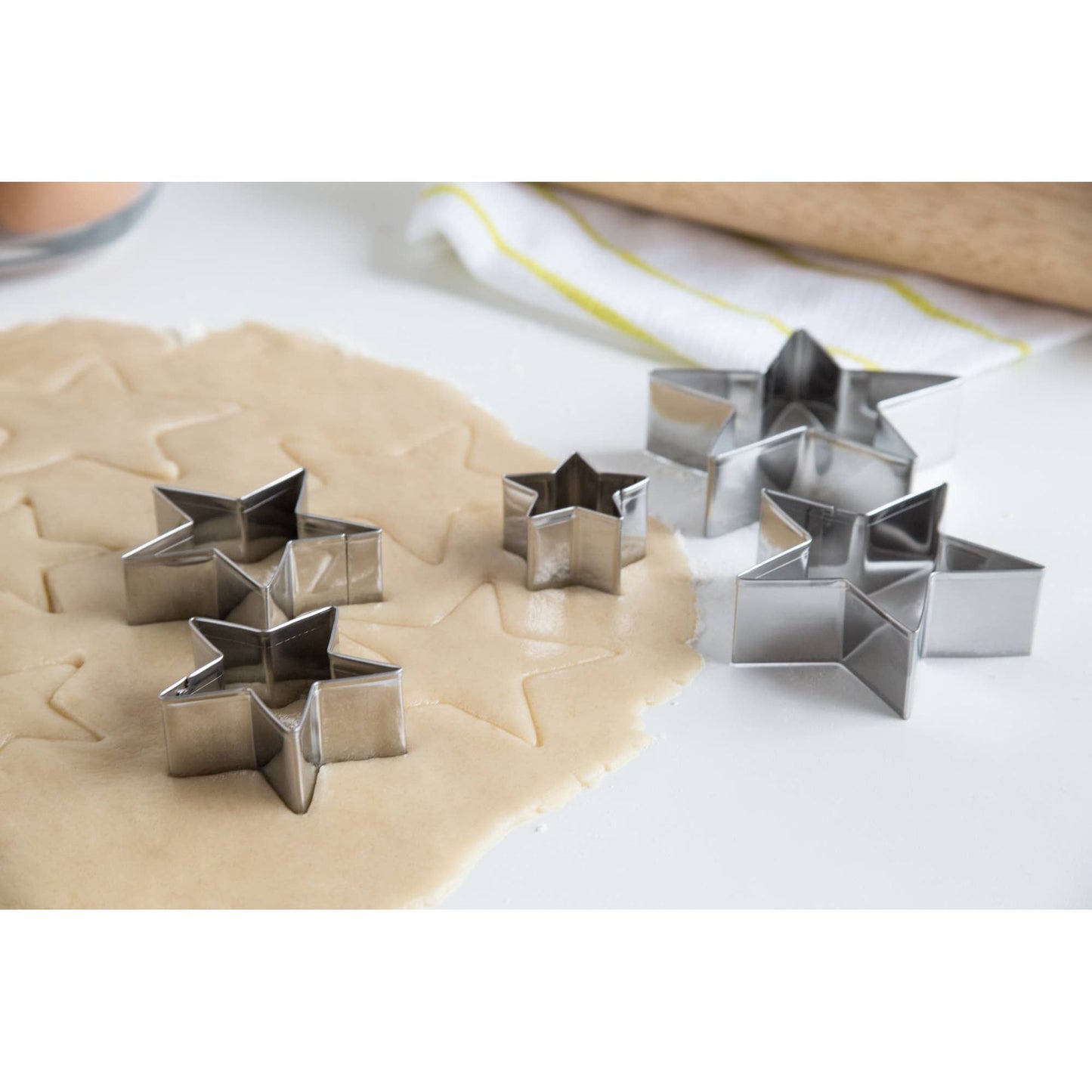 Star Cookie Cutter Set, 5-Piece, 2” to 3.5"