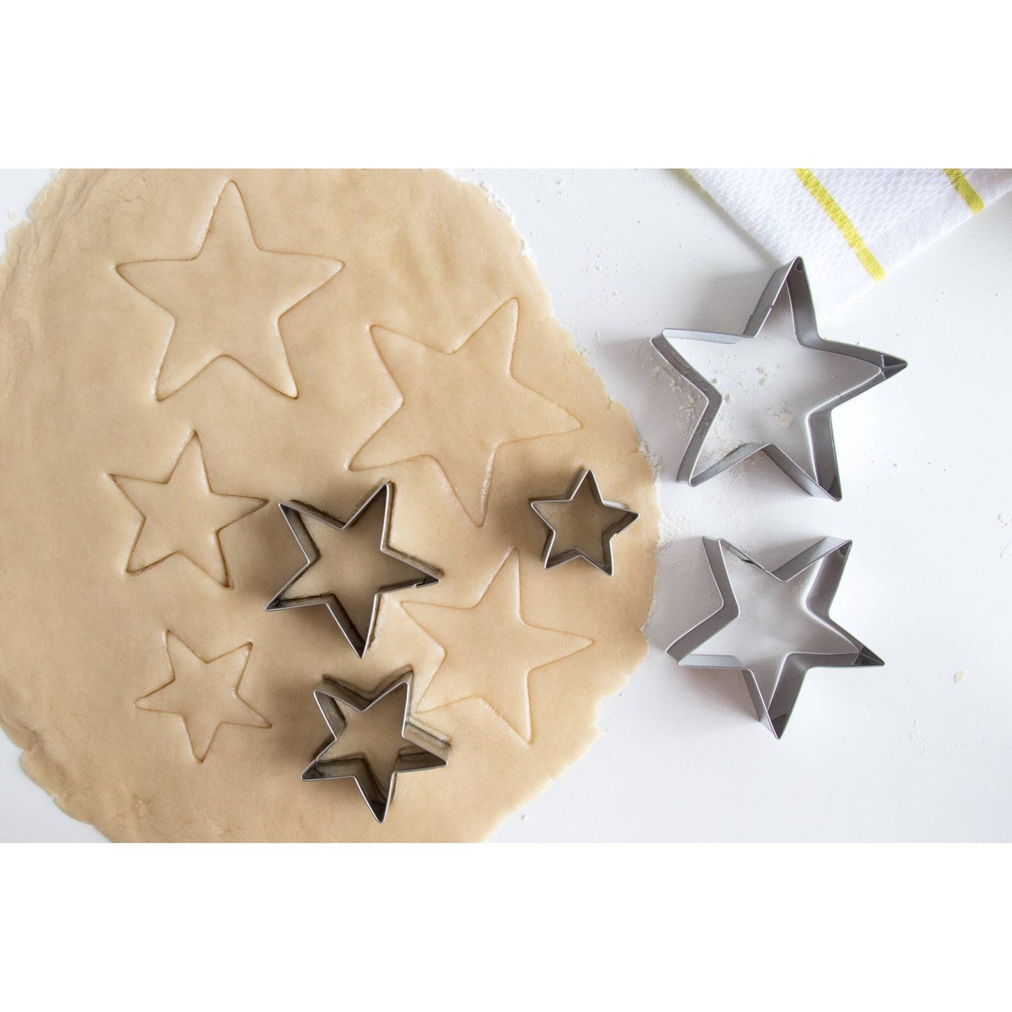 Star Cookie Cutter Set, 5-Piece, 2” to 3.5"