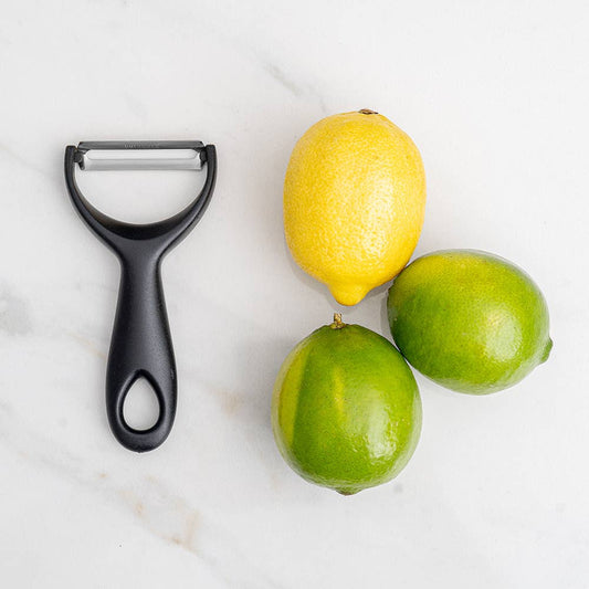 Citrus Peeler, Stainless & Black