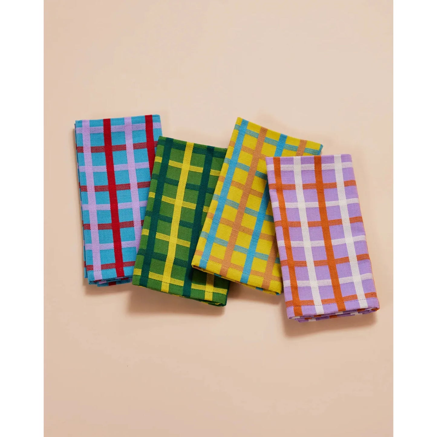 Dusen Dusen Woven Plaid Napkins (Set of 4)