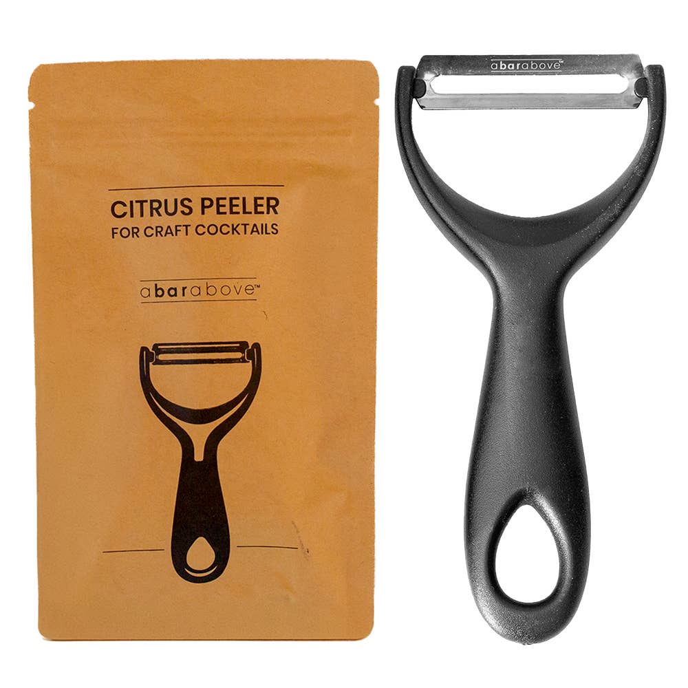 Citrus Peeler, Stainless & Black