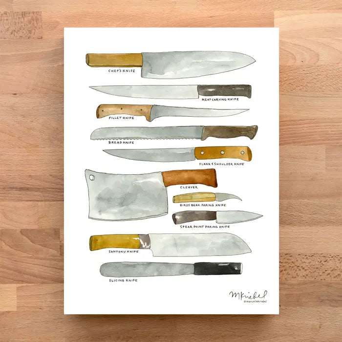 Kitchen Knives Print