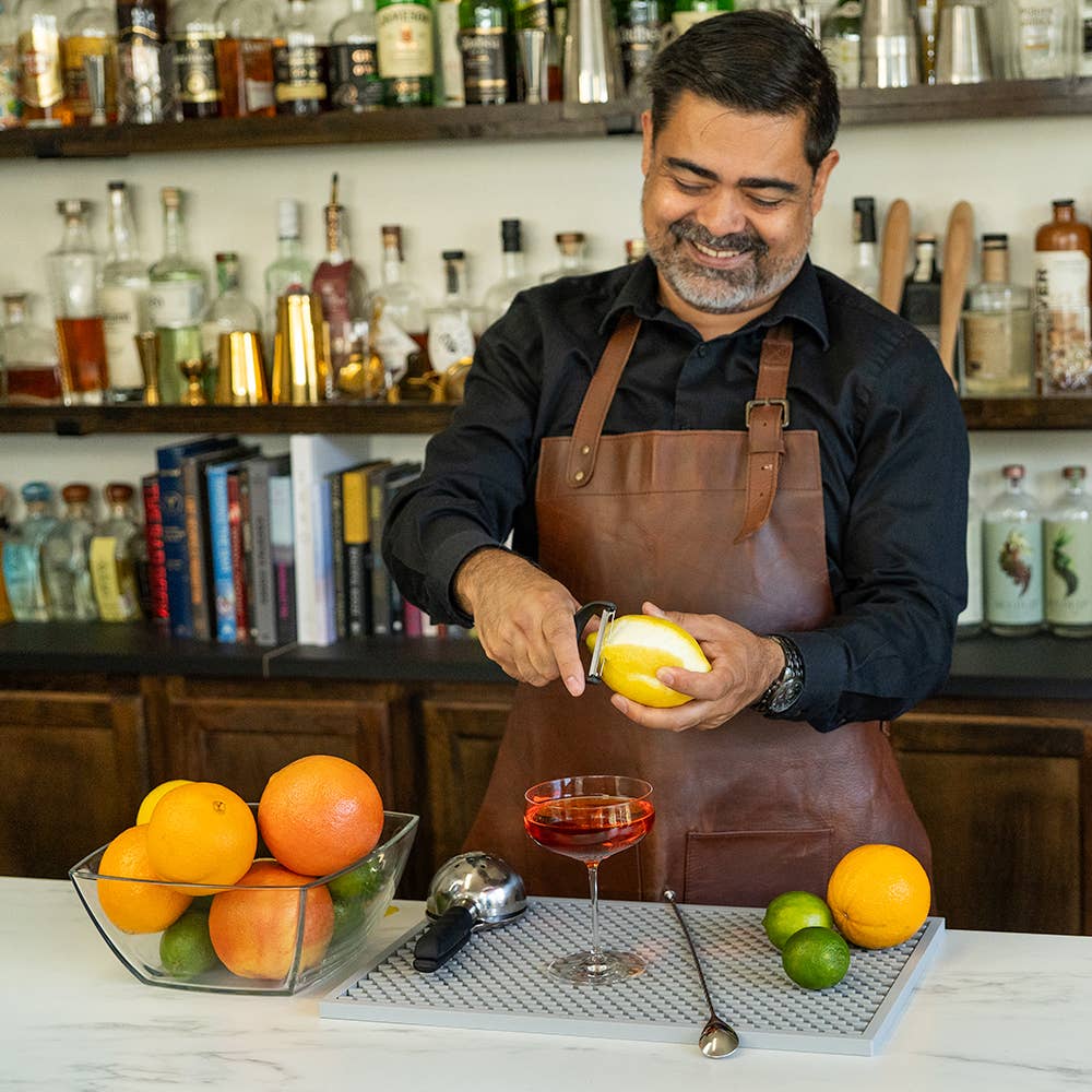 Citrus Peeler, Stainless & Black