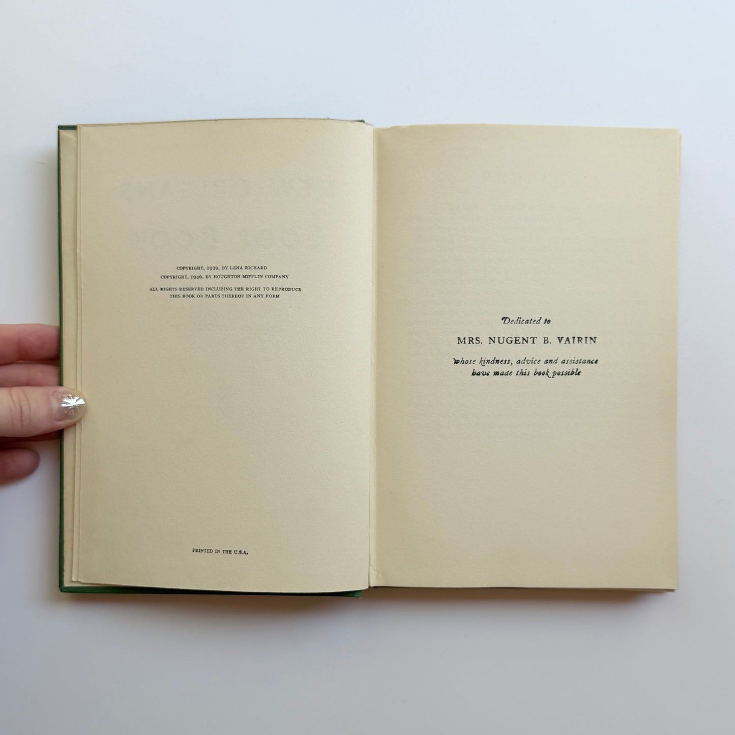 New Orleans Cookbook (Lena Richard)