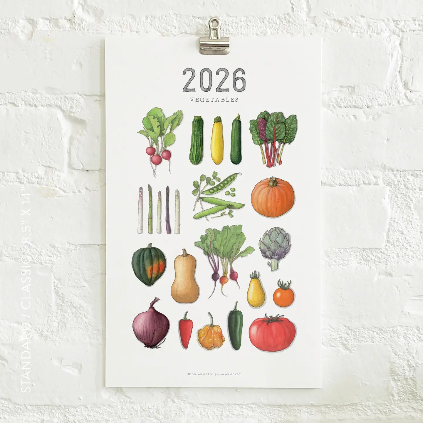 Yeesan Loh 2026 Calendars