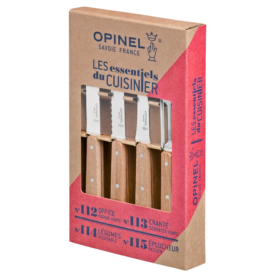 Opinel "Les Essentiels" Small Kitchen Knife Set