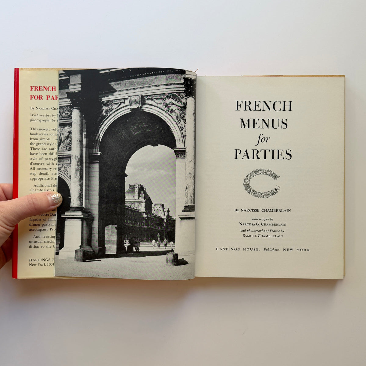 French Menus for Parties (Narcisse Chamberlain)