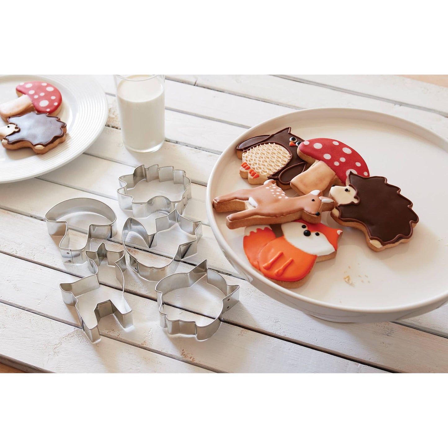 Woodland Animal Cookie Cutters, Set of 5, 4"