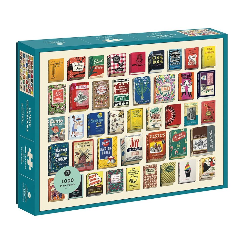 Classic Cookbooks: 1000 Piece Puzzle