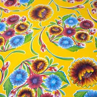 Mexican Flowers Tablecloth