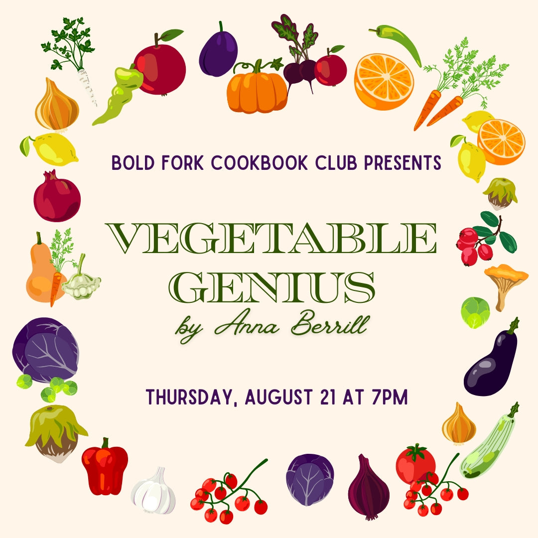 August Cookbook Club: VEGETABLE GENIUS