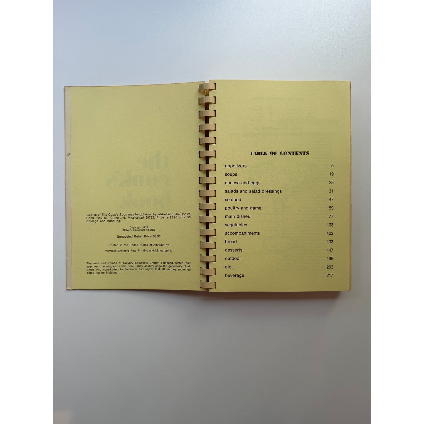 Community Cookbook: The Cook's Book (Calvary Episcopal Church)