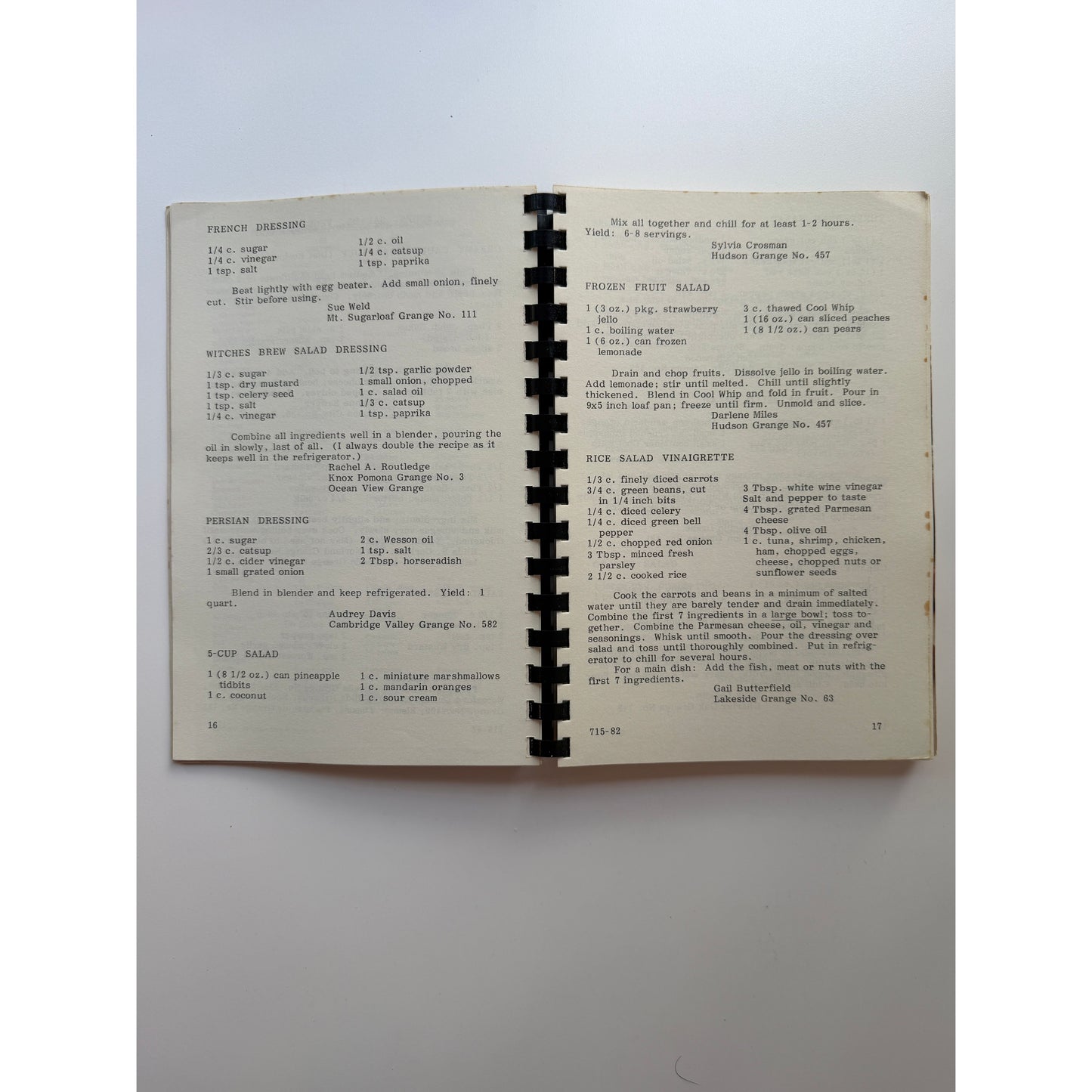 Community Cookbook: Family Recipes (The Maine State Grange)