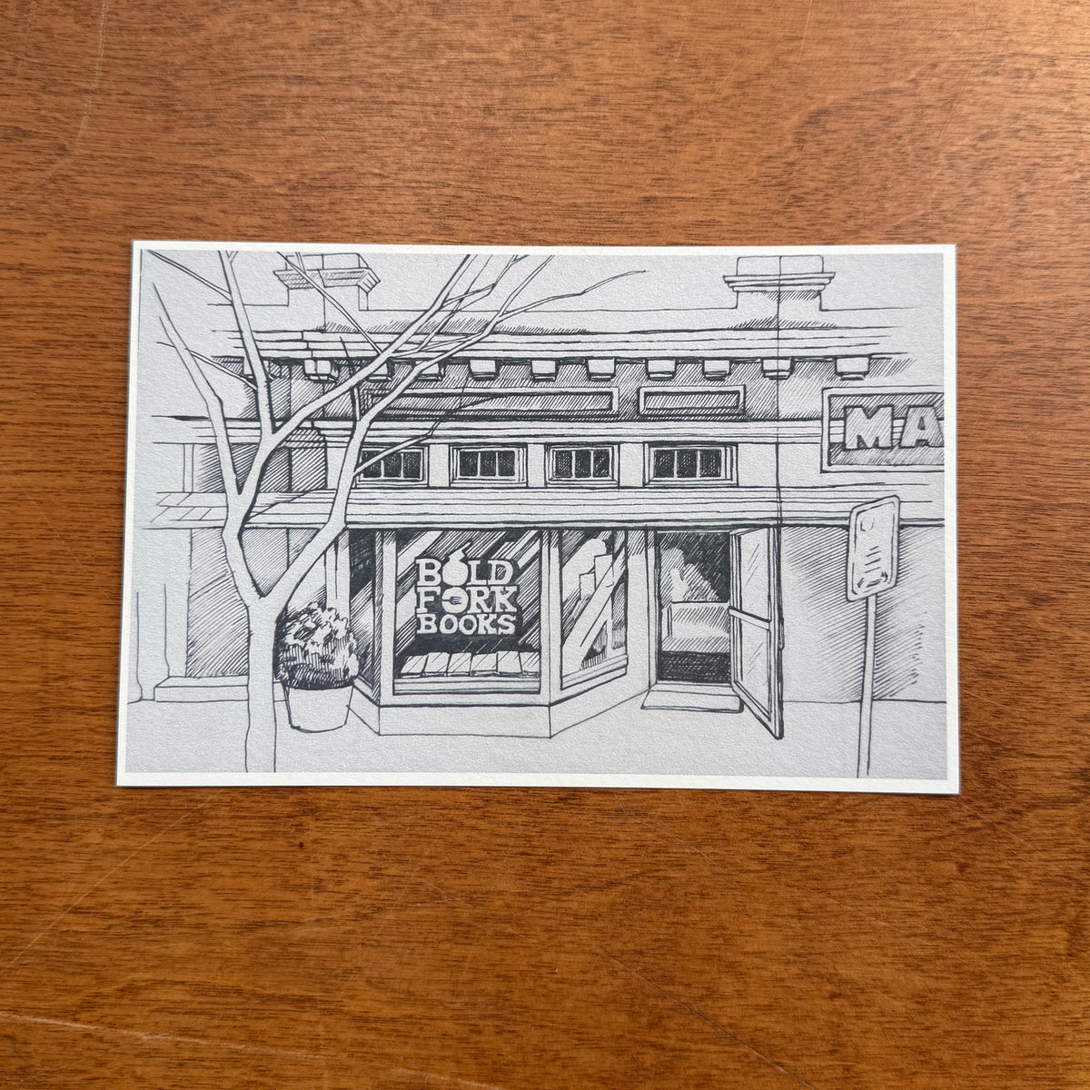 Bold Fork Books Postcard