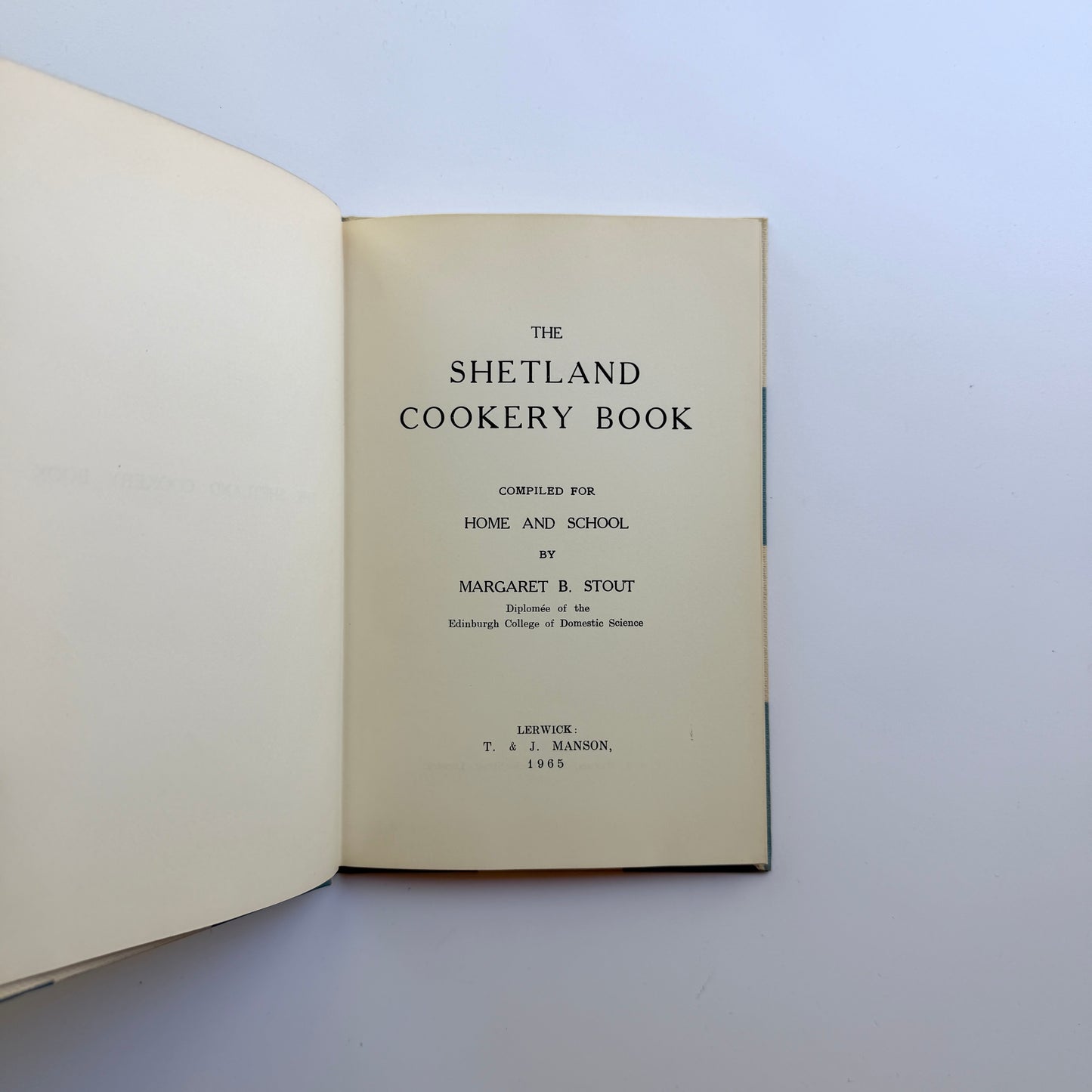 The Shetland Cookery Book (Margaret B. Stout)