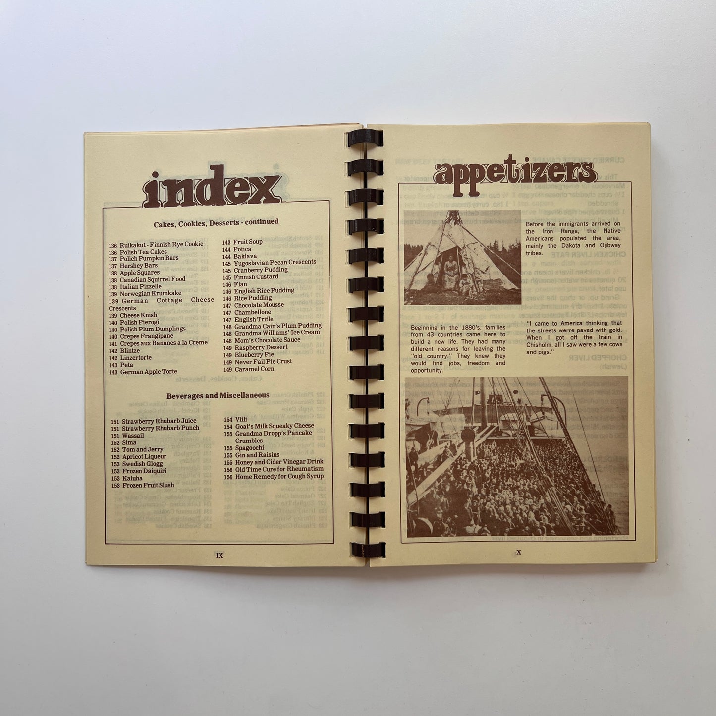 Community Cookbook: The Old Country Cookbook (Iron Range Interpretive Center - Chisholm, MN)