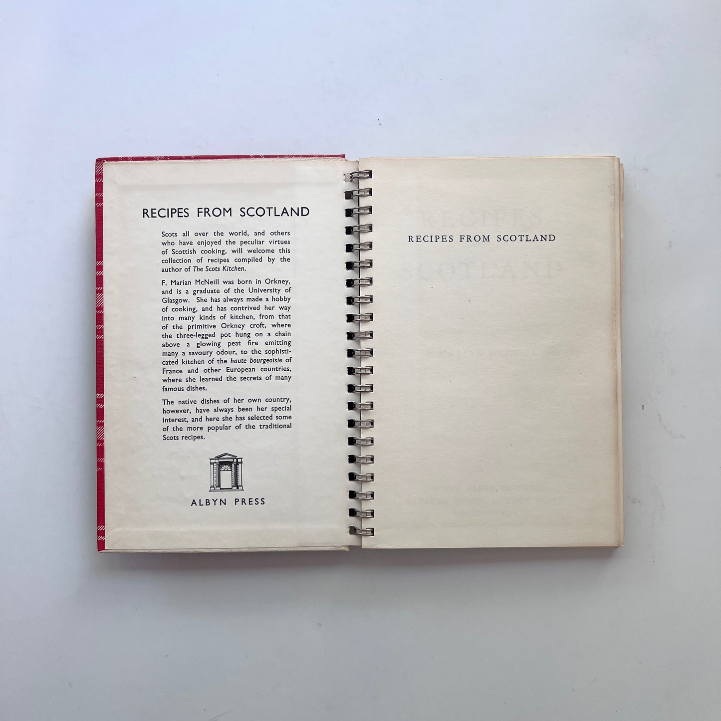 Recipes from Scotland (F. Marian McNeill)