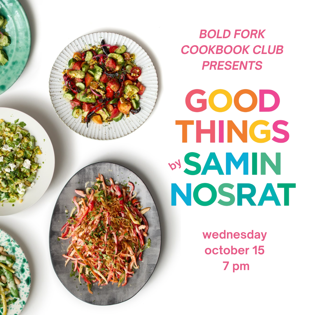October Cookbook Club: GOOD THINGS by Samin Nosrat