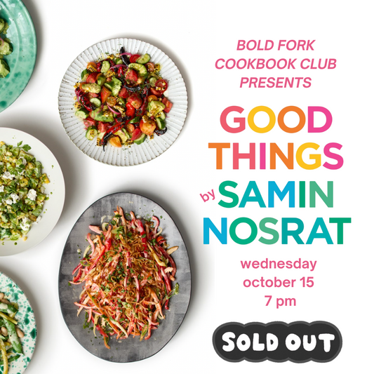 October Cookbook Club: GOOD THINGS by Samin Nosrat