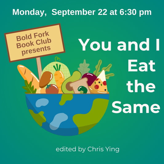 September Book Club: YOU AND I EAT THE SAME