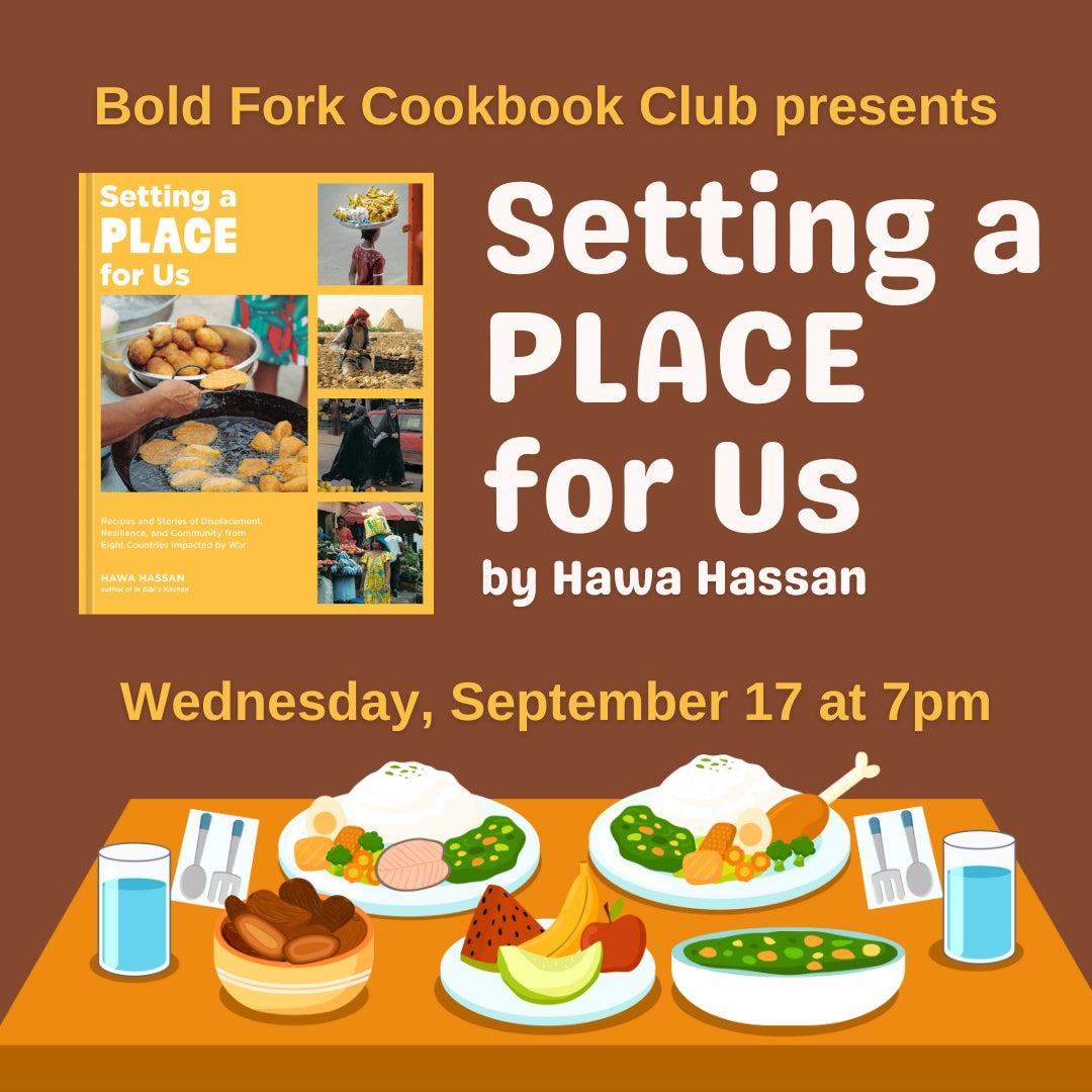 September Cookbook Club: SETTING A PLACE FOR US by Hawa Hassan
