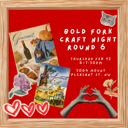 Bold Fork Crafts: Culinary Collaging Round 6!