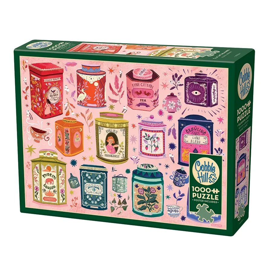 Tea Tin Treasures 1000pc Puzzle