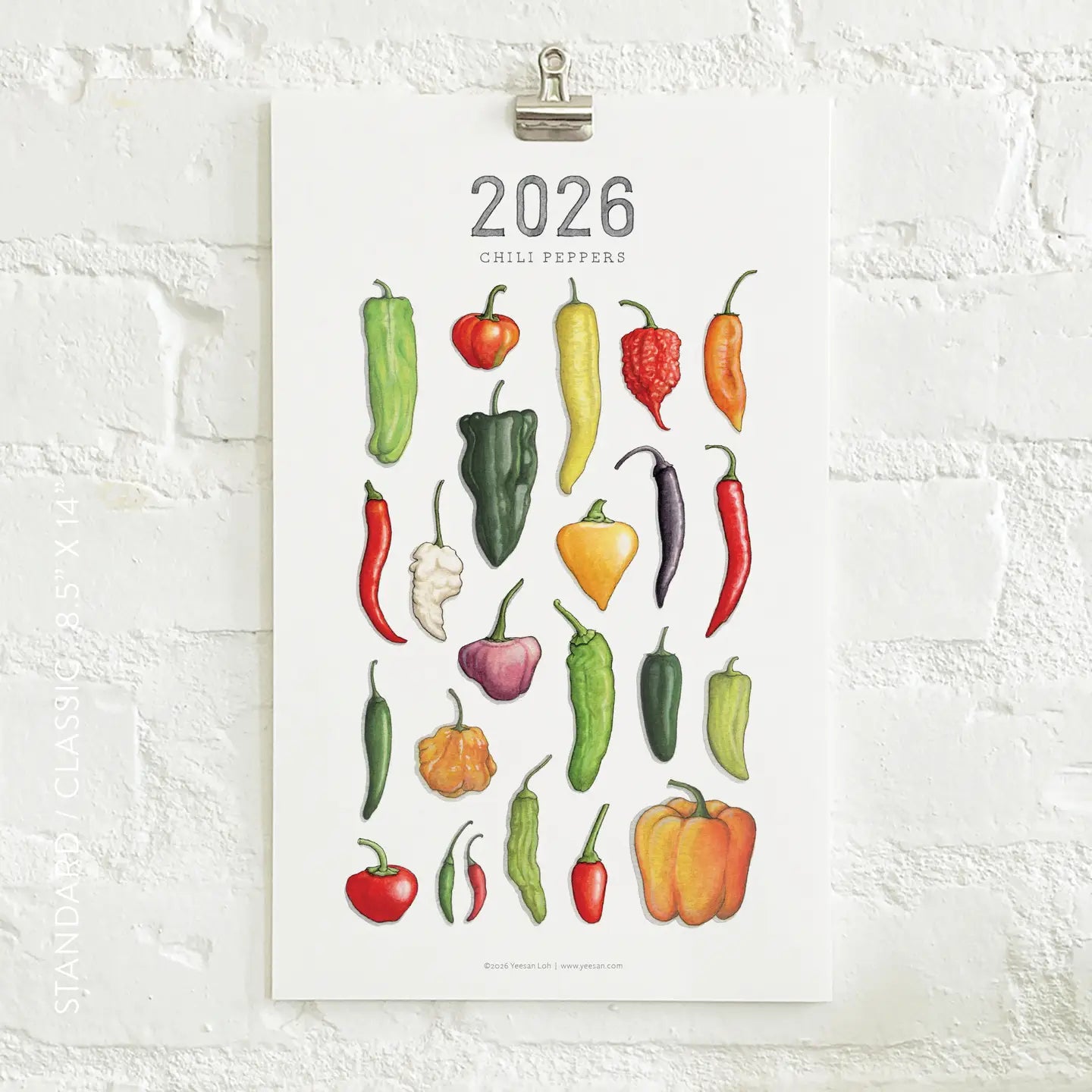 Yeesan Loh 2026 Calendars